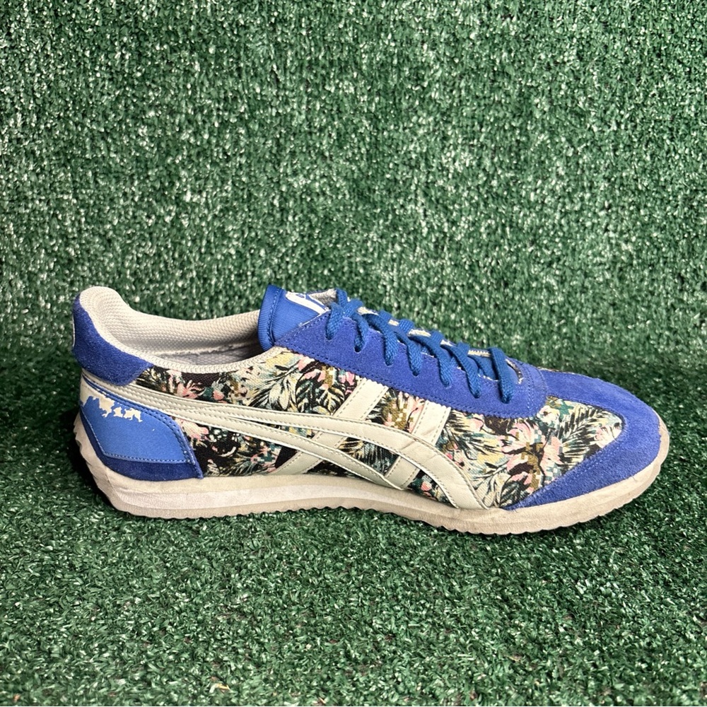 Nowartt X Onitsuka Tiger Limited Edition Floral Blue White Womens Size 9 (Men 8) - Picture 8 of 14